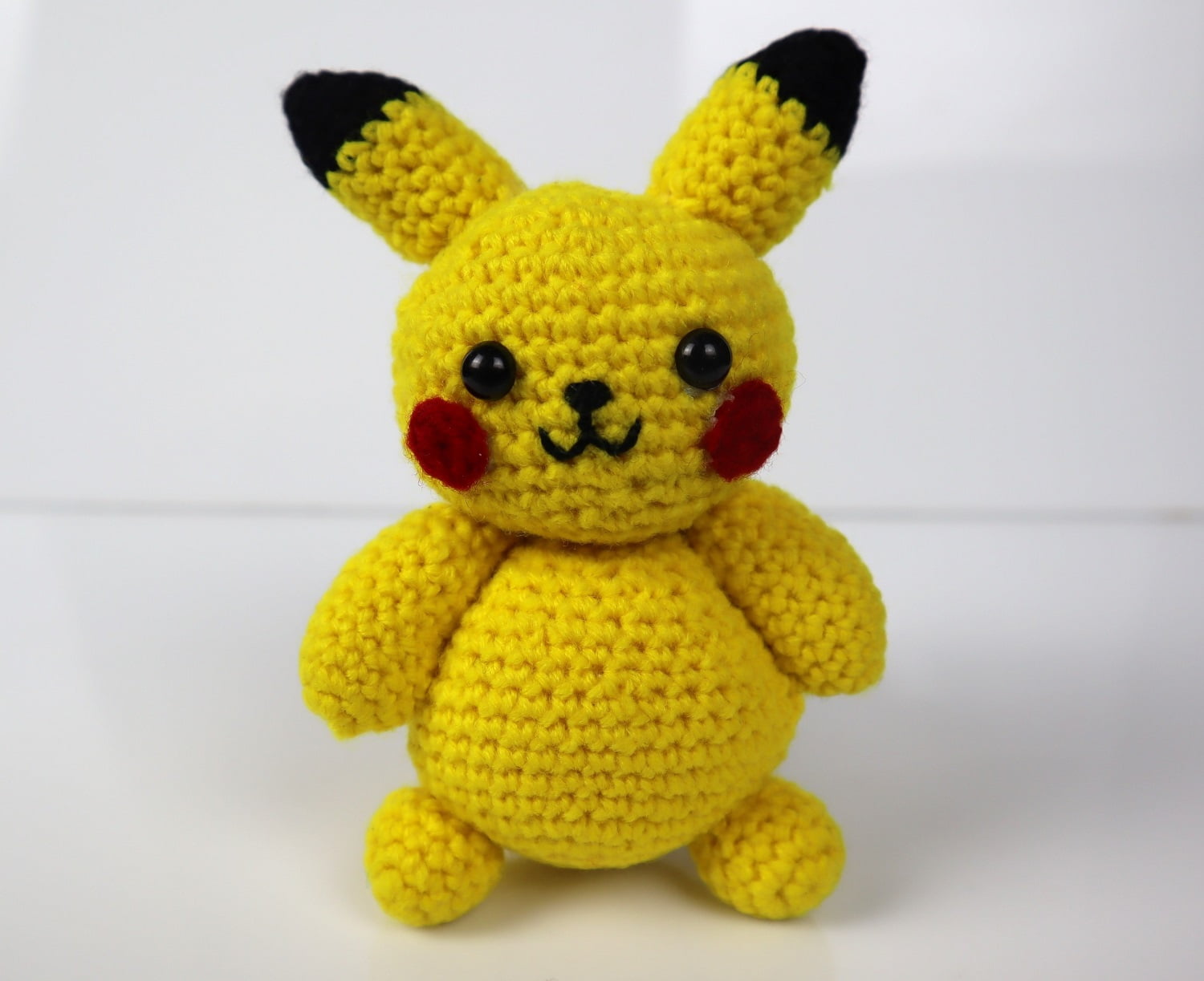Embroidery Pokémon Pikachu Crochet Toy ,Amigurumi Pokémon Pikachu , Best Baby Shower Gift