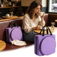 thumbnail image 1 of Embroidery Project Bag Embroidery Supplies Storage Carrying Tote Case with Multiple Pockets for Floss Thread Stitch Tools Kit Bag Only, 1 of 7