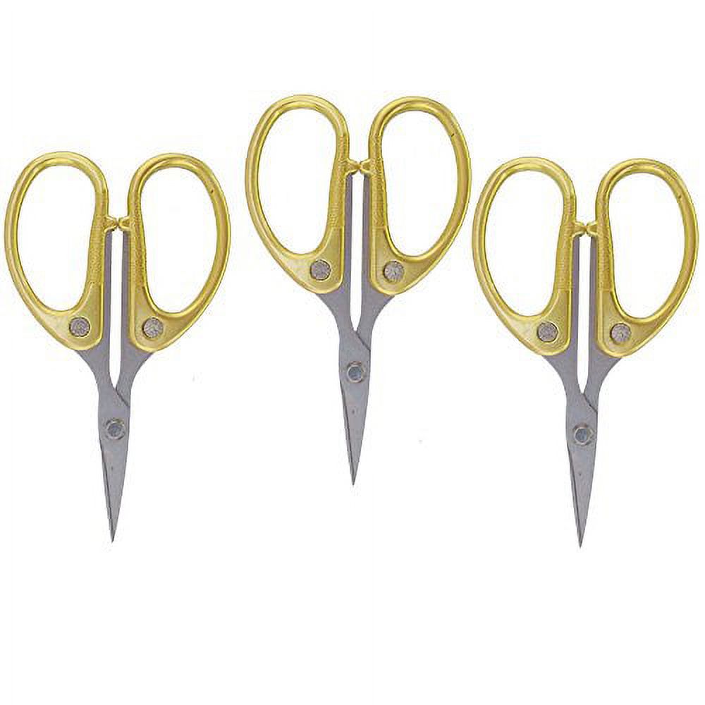 Embroidery Scissors - 4 1/2 Fine Cut Sharp Point Titanium