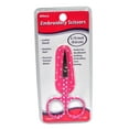 thumbnail image 1 of Embroidery Scissors In Leather Sheath Pink, 1 of 1
