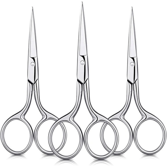 Embroidery Scissors, Stainless Steel Sharp Stork Scissors - 3 Pcs
