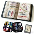 thumbnail image 1 of Embroidery Stitches Book Topboutique DIY Stitch Book with Tools Set Creative Embroidery Starter Kit Sewing Patterns Stitch Book Embroidery Sewing Books for Beginners Adult, 1 of 5