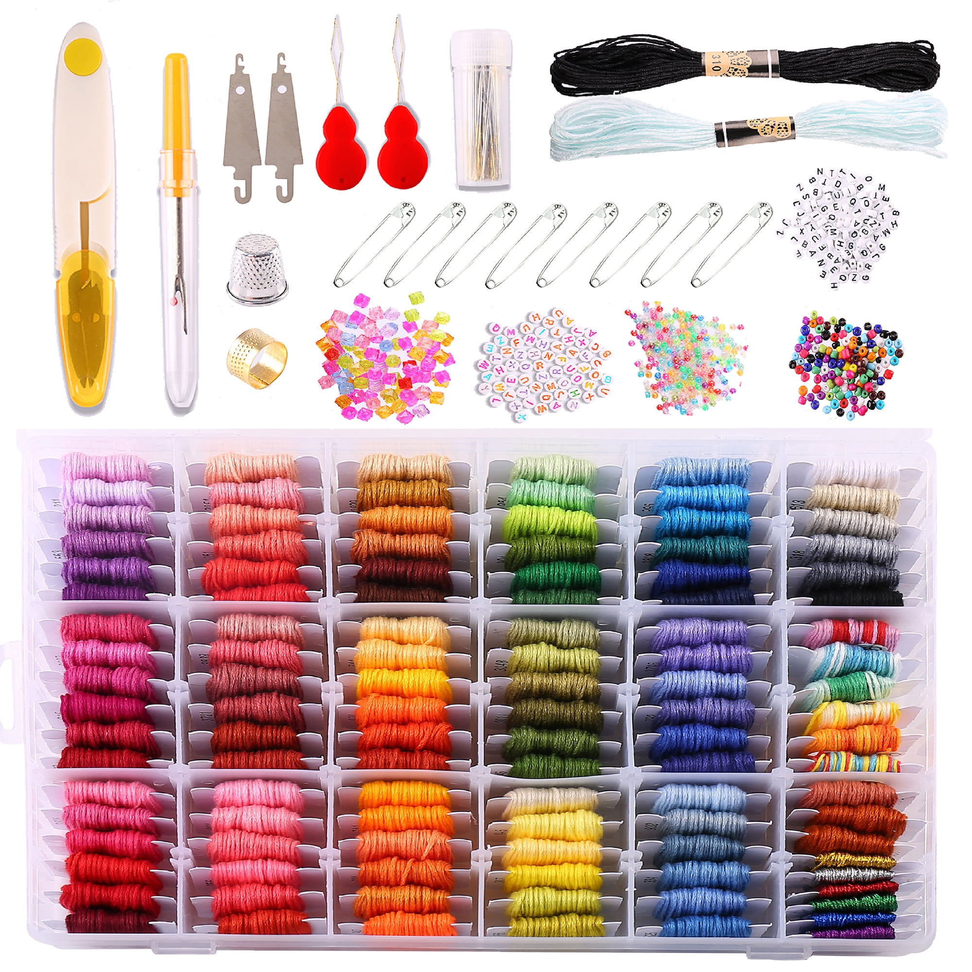 The Beadsmith Deluxe Tambour Embroidery Set, German Made 6-Needle Set, with  Tambour Hook Holder and Instructions, for Tambour Chain Stitch and Bead and  Sequin Embroidery 