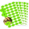 thumbnail image 1 of Embroidery Target Stickers Oval Scrapbooking Target Crafting Placement Label Green 3/4×1/2inch 360Pcs, 1 of 5