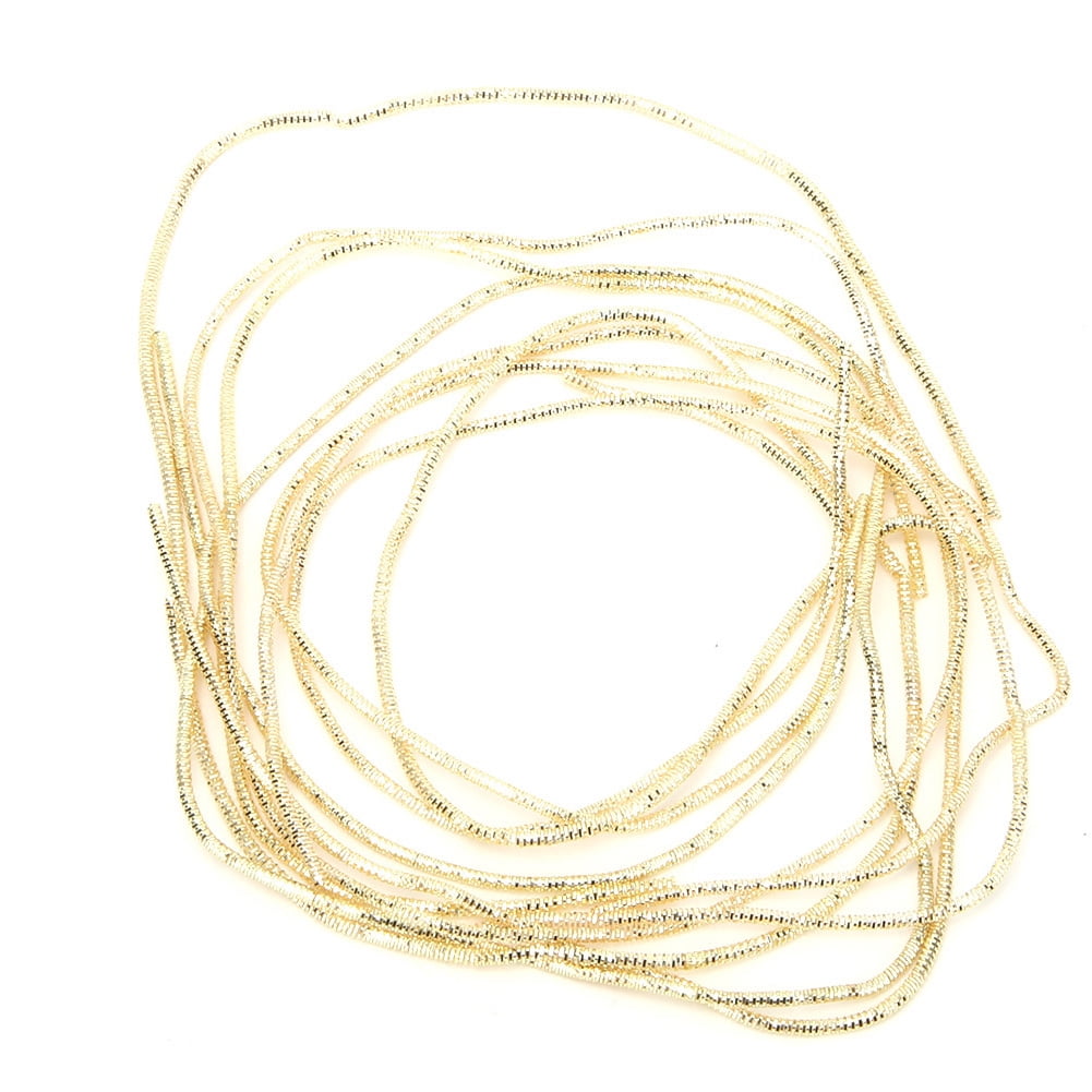 Embroidery Thread Copper Wire Sewing Stitching Gloss 1.5mm Dia. Manual