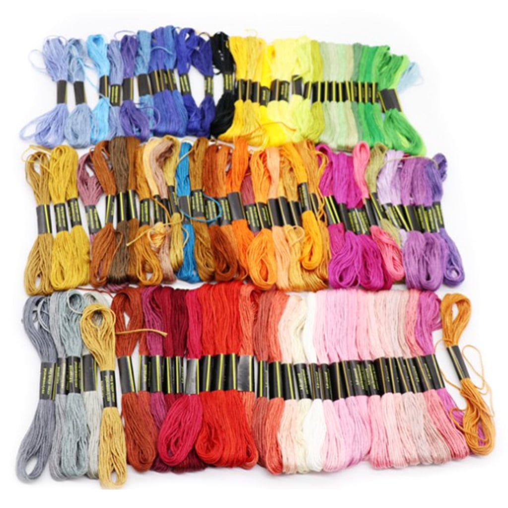 Embroidery Thread, Friendship Bracelets Strings, Rainbow 50/100/150 Color Embroidery Floss for DIY Craft With the tool