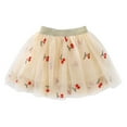 thumbnail image 1 of Embroidery Tulle Tutu Skirt With Heart Cherry Pineapple For Girls 1 10 Years Size 3-4T, 1 of 3