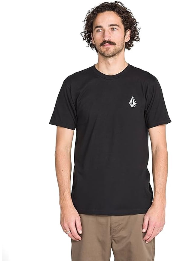 Embroidery Volcom Men's Deadly Stone Modern Fit Short Sleeve Tee
