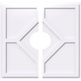 thumbnail image 1 of Embry Architectural Grade PVC Contemporary Ceiling Medallion 30"OD x 7"ID x 10 1/2"C - Two Piece, 1 of 11