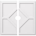thumbnail image 1 of Embry Architectural Grade PVC Contemporary Ceiling Medallion 32"OD x 4"ID x 11"C - Two Piece, 1 of 5