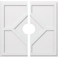 thumbnail image 1 of Embry Architectural Grade PVC Contemporary Ceiling Medallion 36"OD x 7"ID x 12 1/2"C - Two Piece, 1 of 5