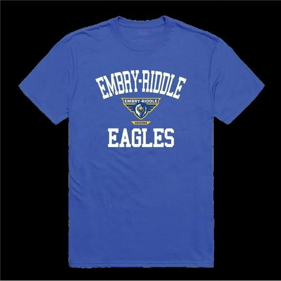Embry-Riddle Aeronautical University Eagles Arch T-Shirt, Royal - Large