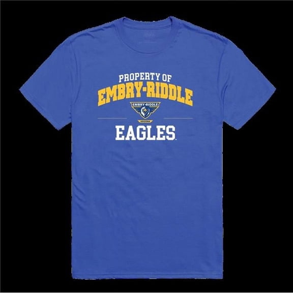 Embry-Riddle Aeronautical University Eagles Property College T-Shirt, Royal - Small