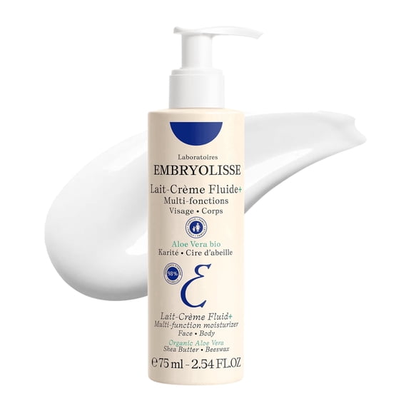 Embryolisse Lait-Crème Fluid+ Face & Body Lotion, Shea Butter & Aloe Vera