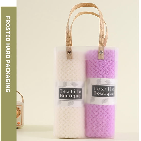 Emdiqzs Bath Accessories Bath Essentials Exfoliating Bath Sponge Set Soft Body Scrubber for Shower Bath Gift Set Beige Purple Green Blue