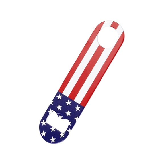 Emdiqzs Bottle Opener Patriotic Decor Flat Beer Opener with USA Flag Design for Bar Party Kitchen Red White Blue