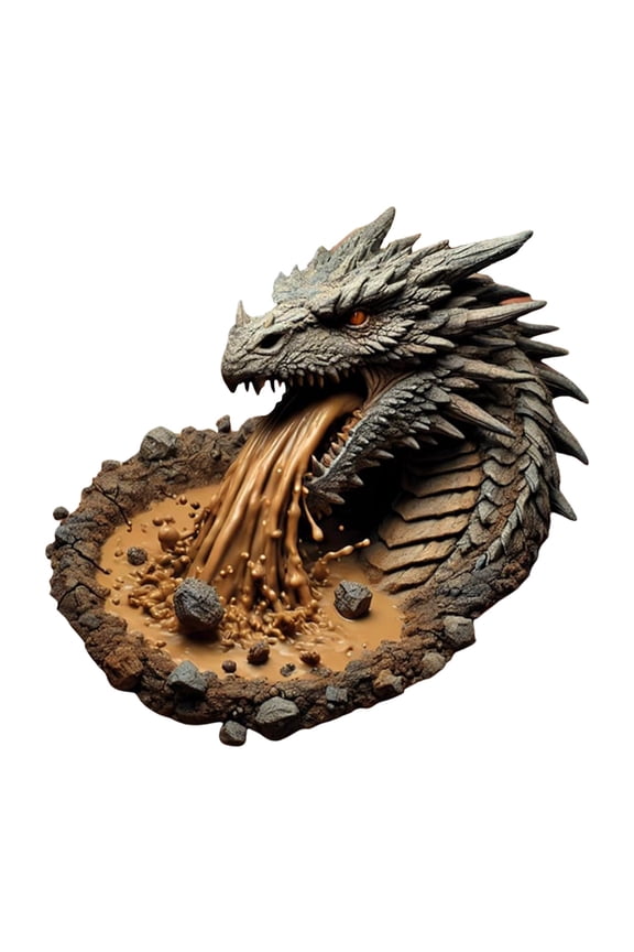 Dragon Keychain Keychain Pendant, 2D Acrylic Dragon Key Ring, For Bag Car Decor, Multicolor