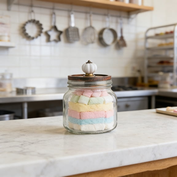 Emdiqzs Glass Storage Jars Glass Storage Jars Kitchen Organization Canister Set for Kitchen Counter Food Storage