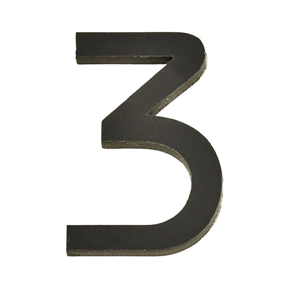 Emdiqzs House Numbers Door Numbers, Self Adhesive Metal Number, For Home Door Address, Black
