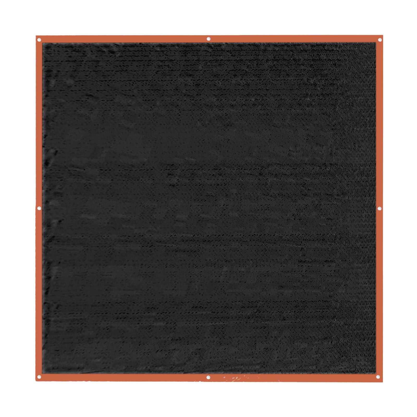 Emdiqzs Outdoor Sun Shade Cloth Heavy Duty UV Resistant Shade Fabric Reinforced Grommets Privacy Screen for Patio Garden Backyard Black