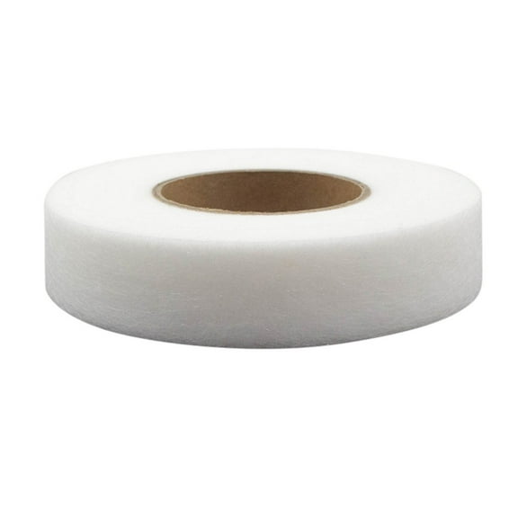 Emdiqzs Sewing Supplies Iron On Tape Heat Adhesive Bonding Tape, No Sew Hem Tape for Clothes Fabric Repair, White