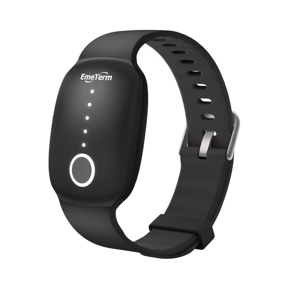 EmeTerm Fashion Anti-nausea Wristband Motion & Morning Sickness Relief Rechargeable Drug Free Without Side Effects