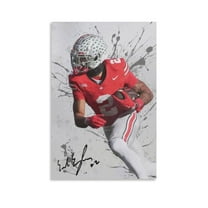 Emeka Egbuka Canvas Poster Picture Print Canvas Poster Wall Paint Art Posters Decor Modern Home Artworks Gift 24x36inch(60x90cm)