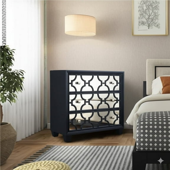 Emelia 32" Midnight Blue Dresser