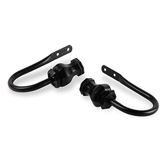 Emelia Curtain Rod Holdback-Color:Black