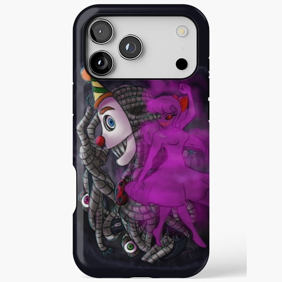 Emelia and Ennard FNAF Fan Art Compatible Phone Case for iPhone 11 12 13 14 15 16 17 Pro Max