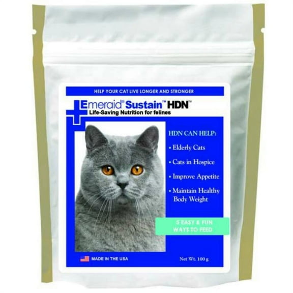EmerAid Sustain HDN Life-Saving Nutritional Powder for Felines - 100 Grams
