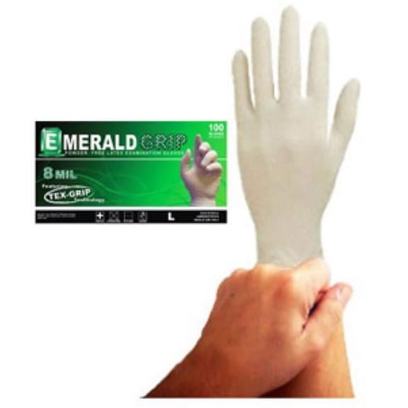 Emerald 1791425 Emerald Grip Case X-Large Latex Powder Free Gloves
