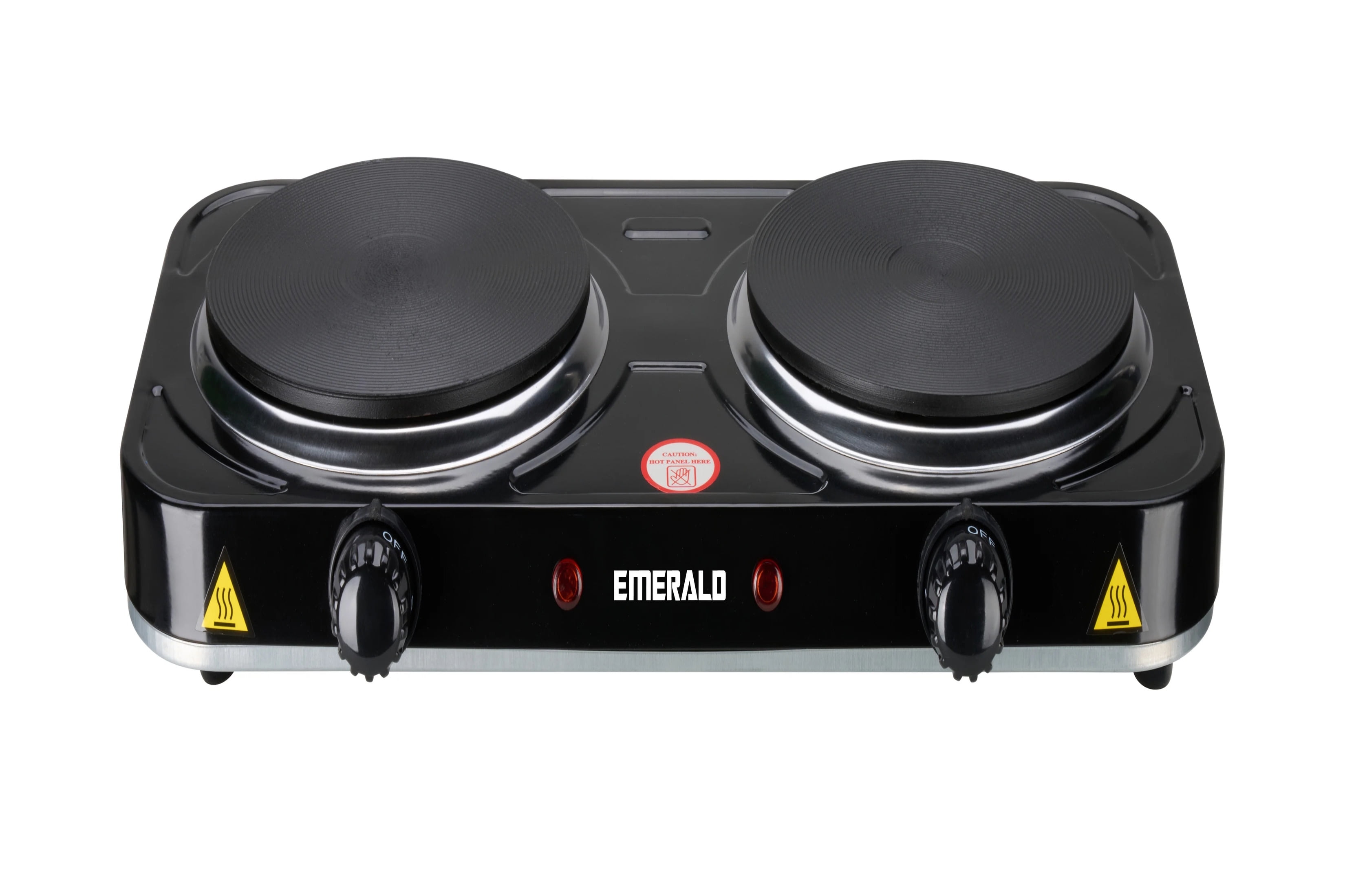 Emerald 20 2-Coil Black Countertop Burner