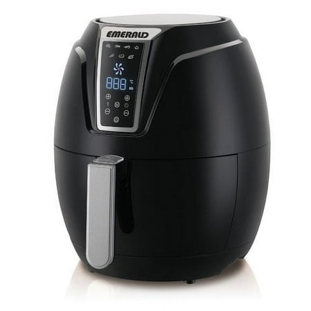 Emerald - 3.2L Digital Air Fryer - Black