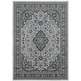 thumbnail image 1 of Linon Emerald Cream & Grey 6.7x9.7 Area Rug, 1 of 10