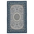 thumbnail image 1 of Linon Emerald Cream & Blue 6.7x9.7 Area Rug, 1 of 8