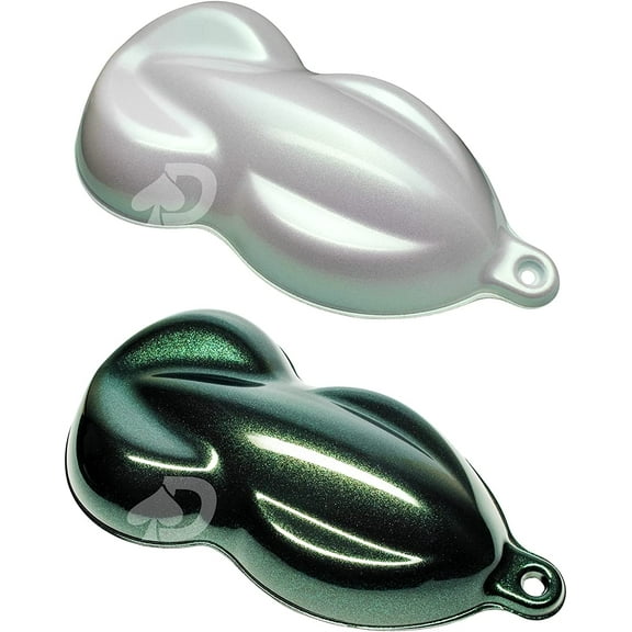 Emerald Crystal Interference Pearl 25g Mica Powder Pigment 25g | Glass Flake Metallic Green Automotive Grade Pearlescent Paint Colorant | Epoxy Resin & Lacquer Dye | UV | DIY Arts/Crafts