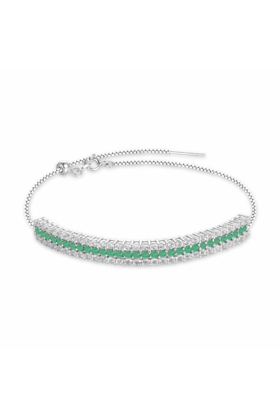 Emerald Cuff Bracelet