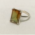 thumbnail image 1 of Emerald Cut Zultanite Ring, 925 Solid Sterling Silver, Color Changing Gemstone Ring, Promise Ring, 1 of 2