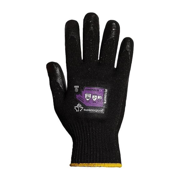 Superior Glove Cut-Resistant Glove, Cut Level A6 ,Textured ,6 1 PR S10NXFN-6