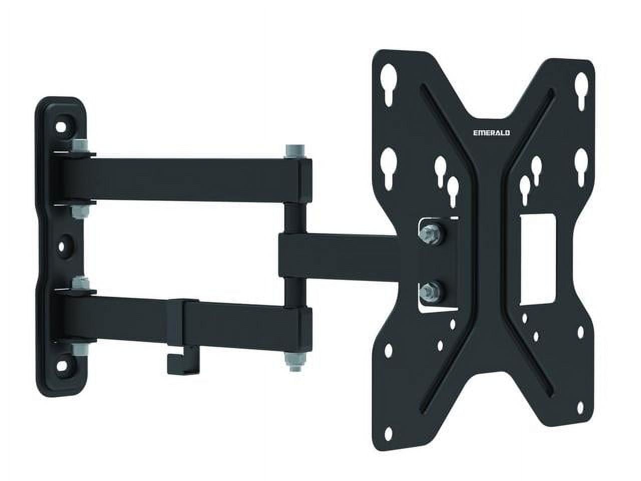 Black Steel Full Motion Wall Mount for 13"-45" TVs