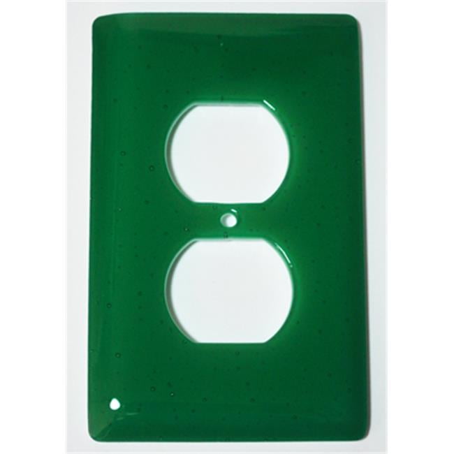 Emerald Green Handmade Glass Wall Plate