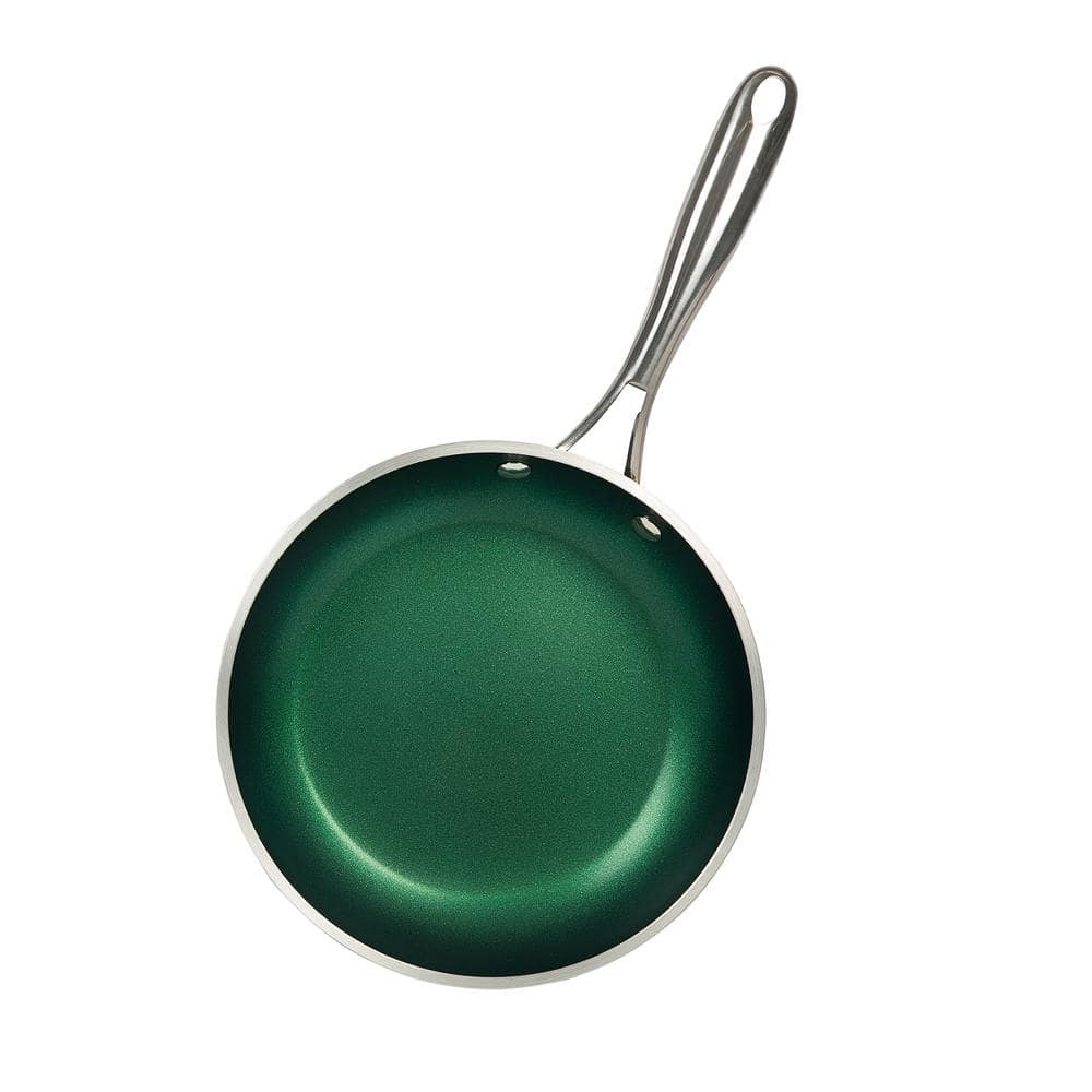 Emerald Green 10 in. Aluminum UltraDurable Triple Layer NonStick