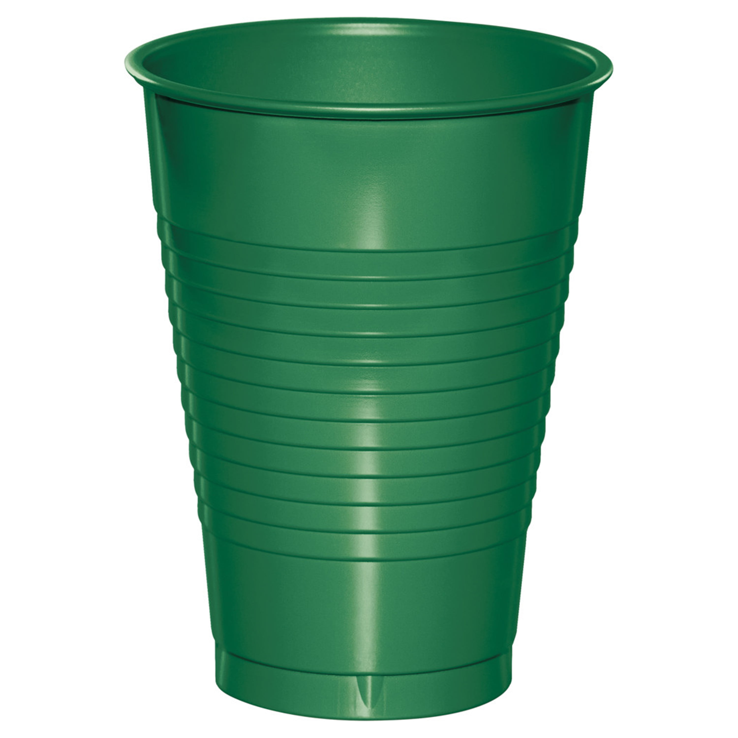 Emerald Green 12 oz Plastic Cups for 20 Guests