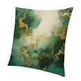 thumbnail image 1 of Emerald Green Gold Marble Pillow Covers, Green and Gold Modern Abstract Throw Pillow Covers Outdoor Decorative Pillow Case for Couch Bed Sofa Cushion Home Decor, 1 of 5