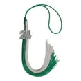 thumbnail image 1 of Endea Graduation Emerald Green/Grey Graduation Tassel with Silver Date Drop, 1 of 2
