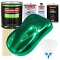 thumbnail image 1 of Emerald Green Metallic Prem Gallon Kit Low VOC URETHANE BASECOAT Auto Paint Kit, 1 of 6