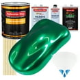 thumbnail image 1 of Emerald Green Metallic Premium Gallon Kit URETHANE BASECOAT Car Auto Paint Kit, 1 of 6