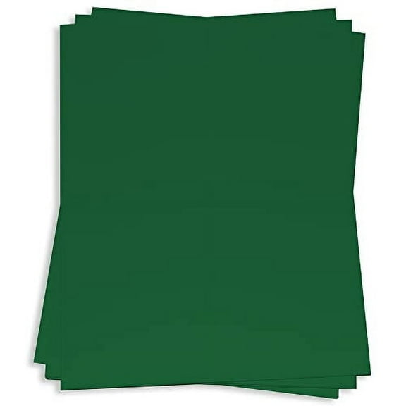 Emerald Green Paper - 11 x 17 LCI Hue Matte 81lb Text, 25 Pack