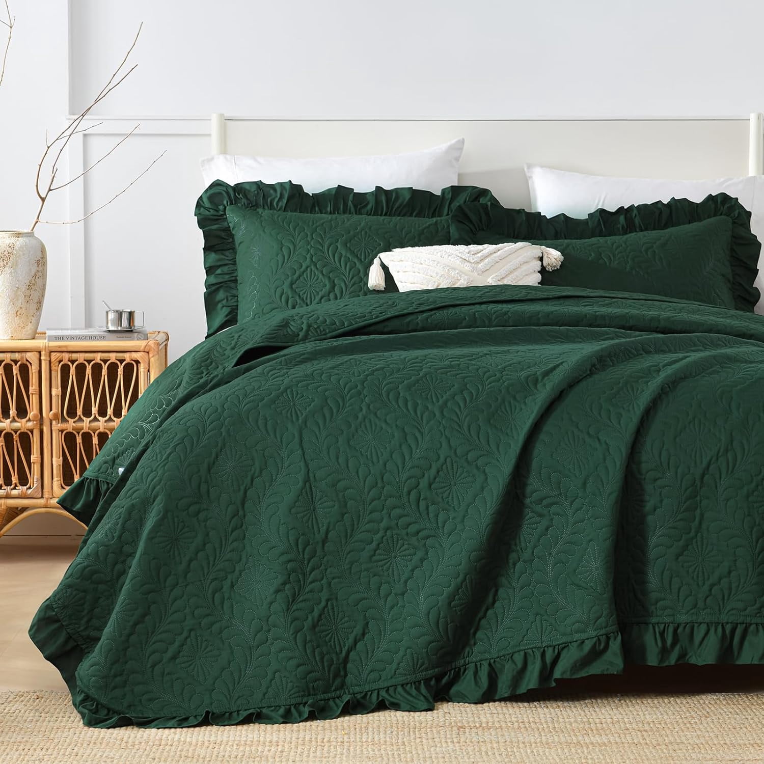 Green Bedspreads King Sizenull
